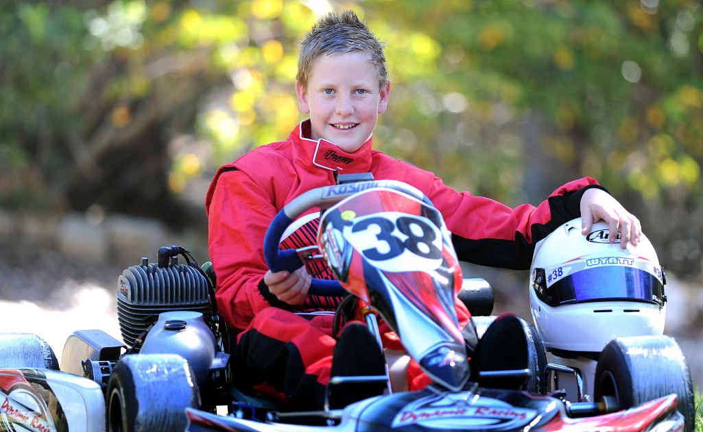 Young kart driver Wyatt Davidson will contest the National Dirt Track Championships in Mt Isa. Young kart driver Wyatt Davidson will contest the National Dirt Track Championships in Mt Isa.
